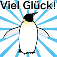 Dandy penguin in Deutsch
