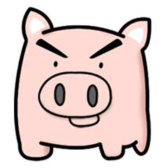 a pig-