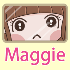女孩姓名貼-(Maggie)專用