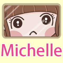 女孩姓名貼-(Michelle)專用