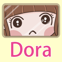 女孩姓名貼-(Dora)專用