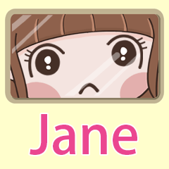 女孩姓名貼-(Jane)專用
