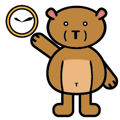 Love talking bear - time