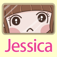 女孩姓名貼-(Jessica)專用