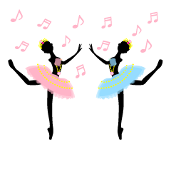 Cute ballerina Vol.10 Ballet Sticker