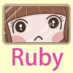 女孩姓名貼-(Ruby)專用