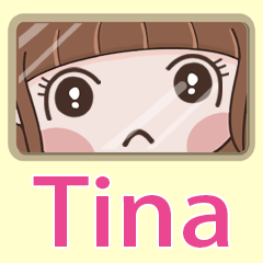 女孩姓名貼-(Tina)專用