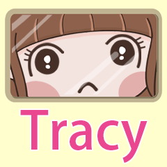 女孩姓名貼-(Tracy)專用