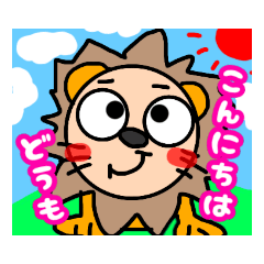 I made Rai-kun daily life a sticker.