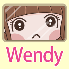 女孩姓名貼-(Wendy)專用