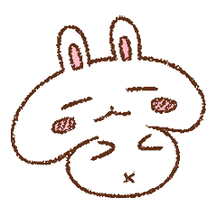 Charming flour rabbit 'Cheekbbit'