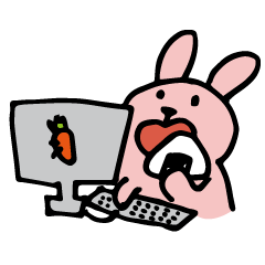 programmer rabbit work – LINE stickers | LINE STORE
