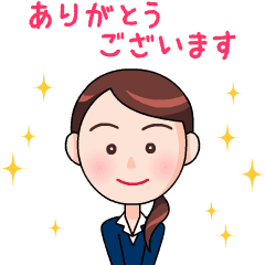 Animation Sticker [Working woman]