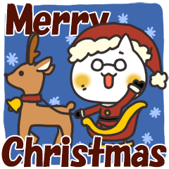 Nekunya Merry Christmas sticker