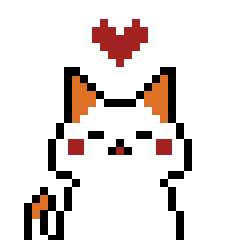 猫とドット絵 猫 A 猫とドット絵 猫 A