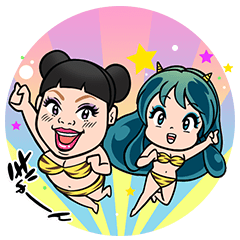 Urusei Yatsura × Ladies of Yoshimoto