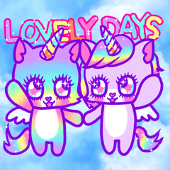 Unicorn Cats Sophia&Lily LOVELY DAYS