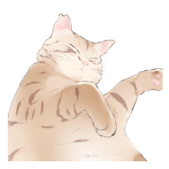 日本猫スタンプ