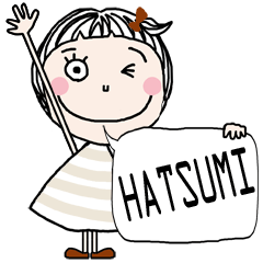 For HATSUMI!! * like English *