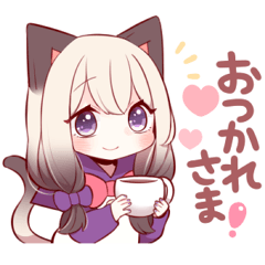 シャム猫少女 Line スタンプ Line Store シャム猫少女 Line スタンプ Line Store