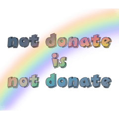 not donate