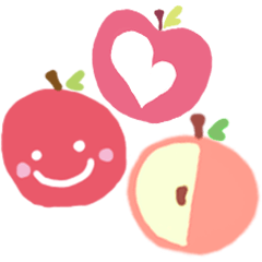 Many apples sticker