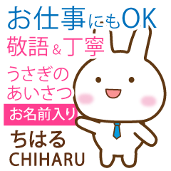 CHIHARU: Rabbit.Polite greetings