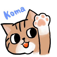 komachi cat sticker