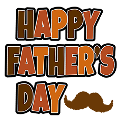 Happy holiday - Father's Day -Word