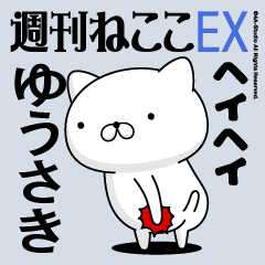 Move "YUSAKI" name sticker