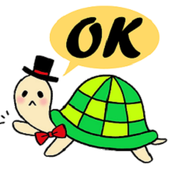 magician turtle sticker