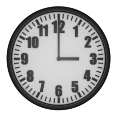 simple analog clock