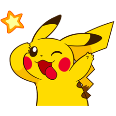 สติ๊กเกอร์ไลน์ Pikachu สติกเกอร์ช่างจ้อ