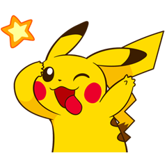 Pikachu สติกเกอร์ช่างจ้อ