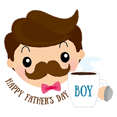Happy holiday - Father's Day - Boy