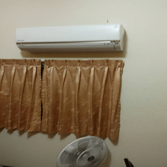 New air-conditioning at home