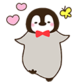 【中文版】cute penguin動態貼圖