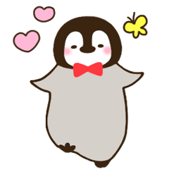 【中文】cute penguin動態貼圖