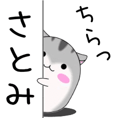 Move! Satomi designated name Sticker