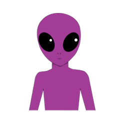 purple alien