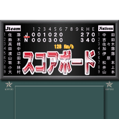 Baseball scoreboard 2