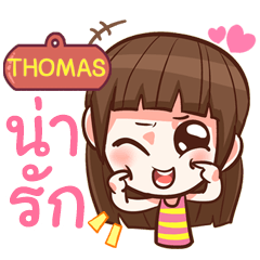 THOMAS cute girl with big eye e