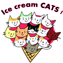 Ice cream CATS Everyday life
