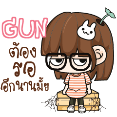 GUN Grumbling girl. e