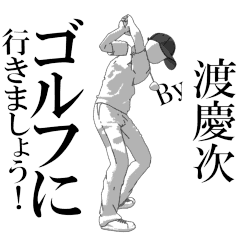 TOKESHIsan's exclusive golf sticker.