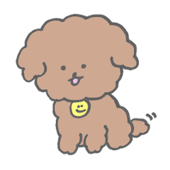 Honorific Language "Mokomoko" Toy Poodle