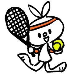 日々ウサギ2(テニス)