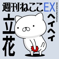 Move "TACHIBANA" name sticker