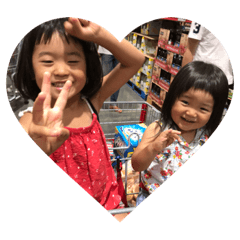 姉妹スタンプ♪♪