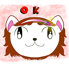 Pop And Cute Cat Girl Line Stickers Line Store